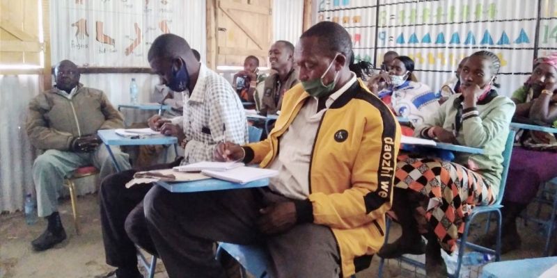 People participating Resilience Projects Sustainability Training